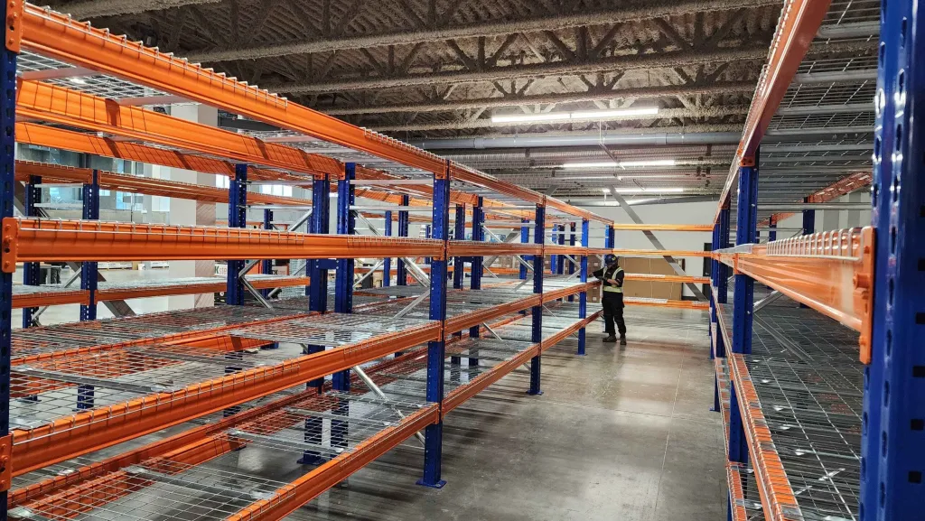 Pallet racking project by RACKSteel